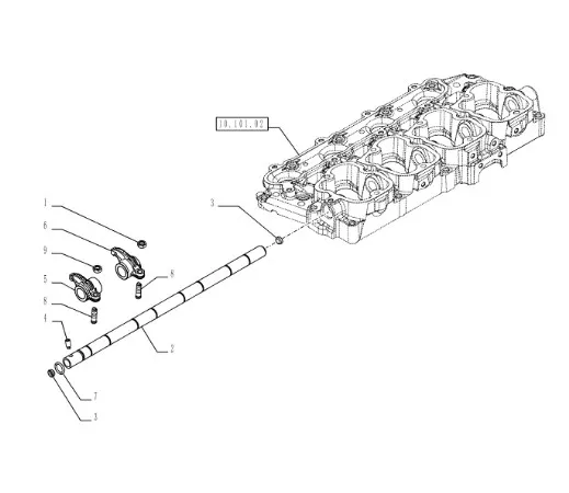 504250345 - ось коромысел